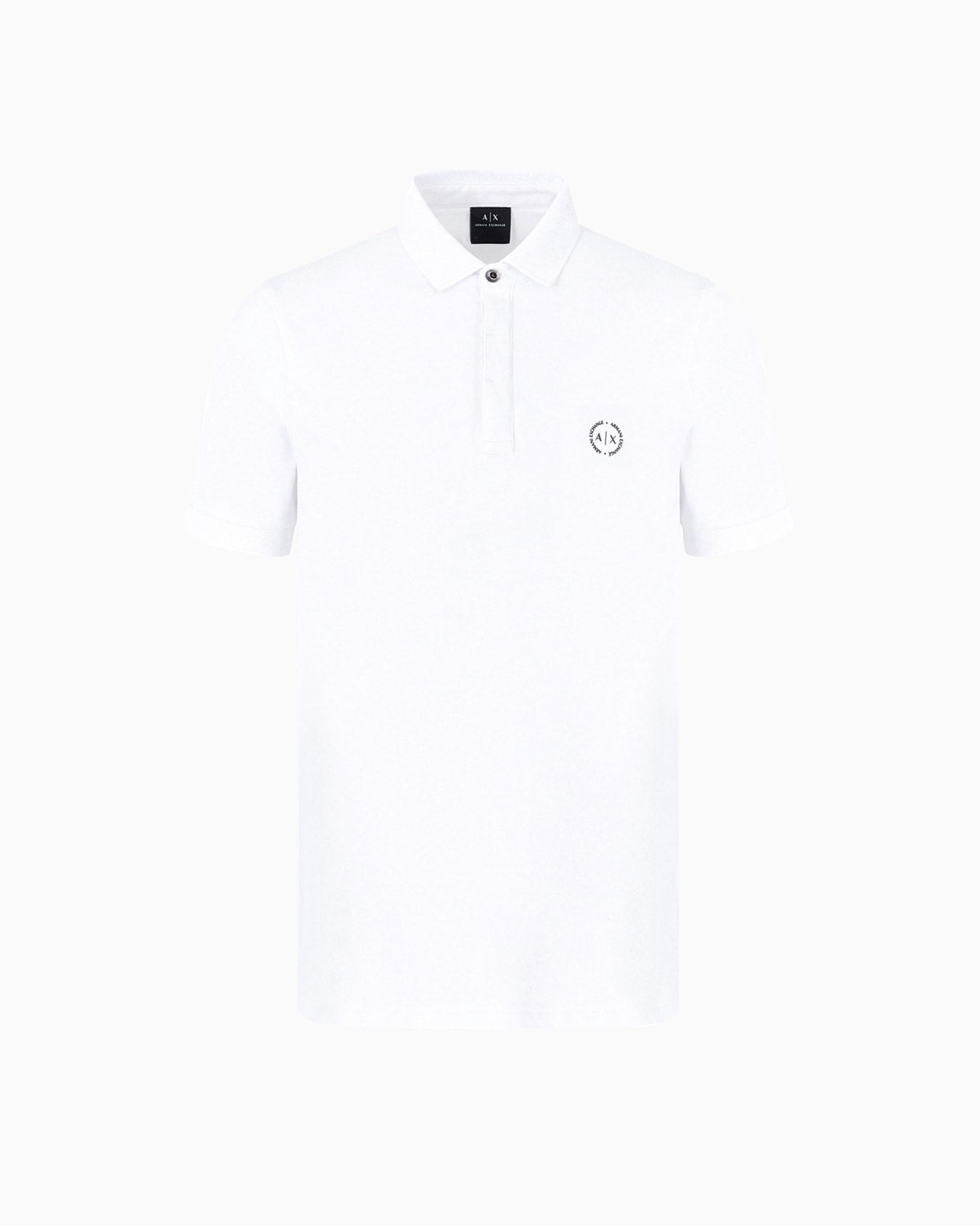 Slim Fit Stretch Cotton Polo With Logo