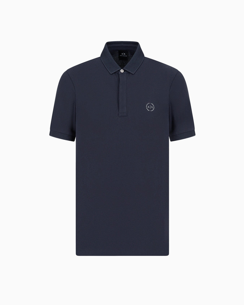Slim Fit Stretch Cotton Polo With Logo
