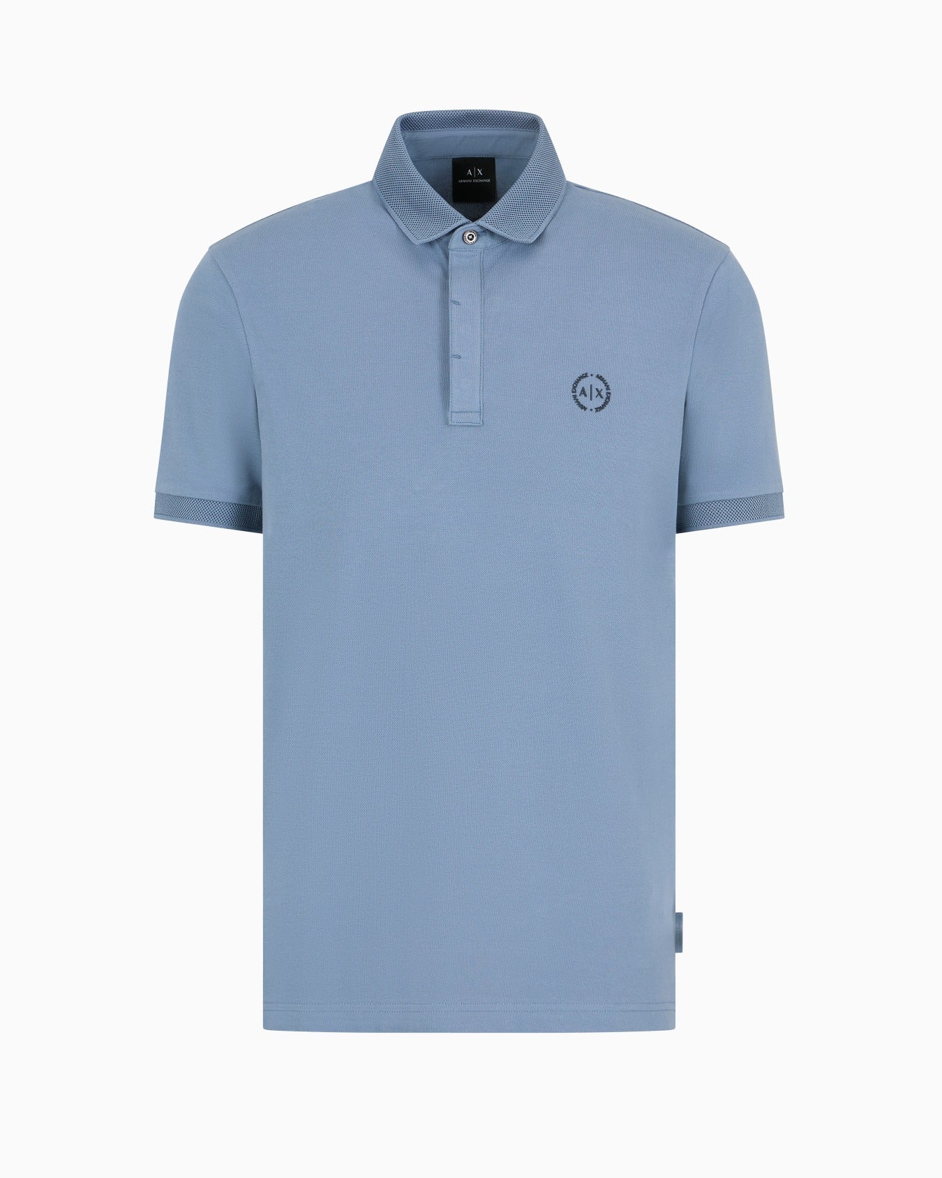 Slim Fit Stretch Cotton Polo With Logo