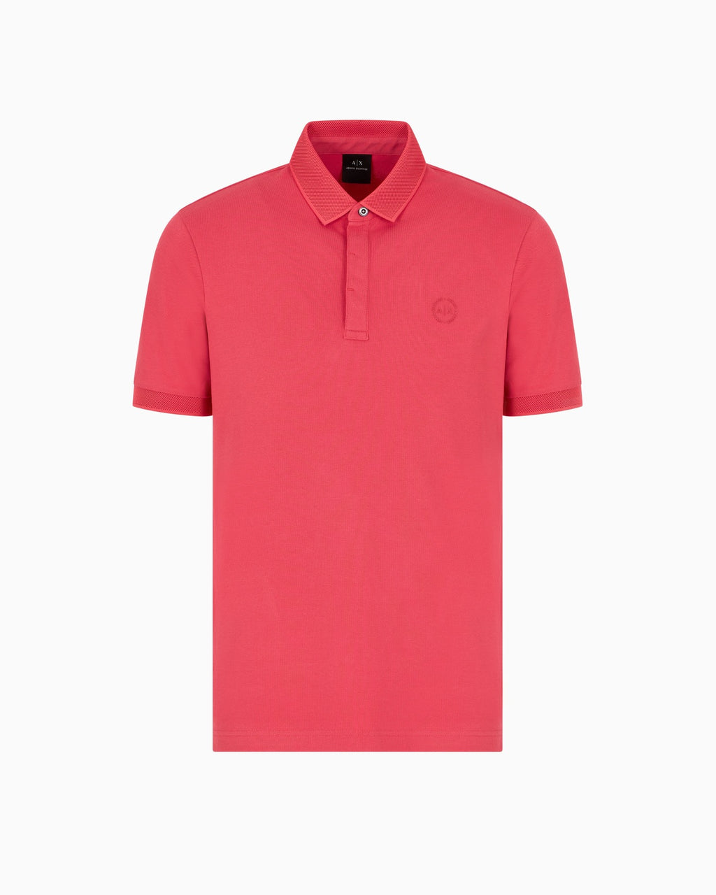 Slim Fit Stretch Cotton Polo With Logo