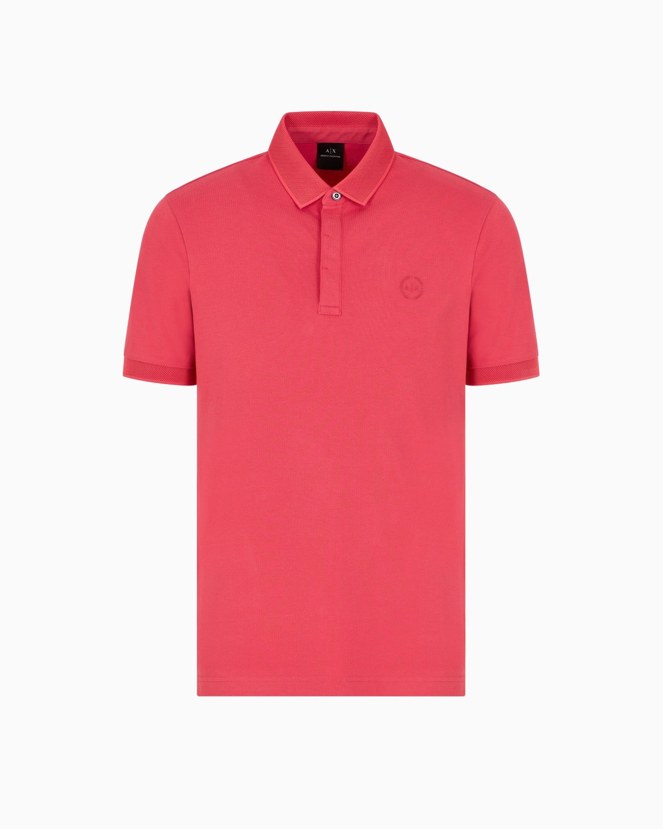 Slim Fit Stretch Cotton Polo With Logo