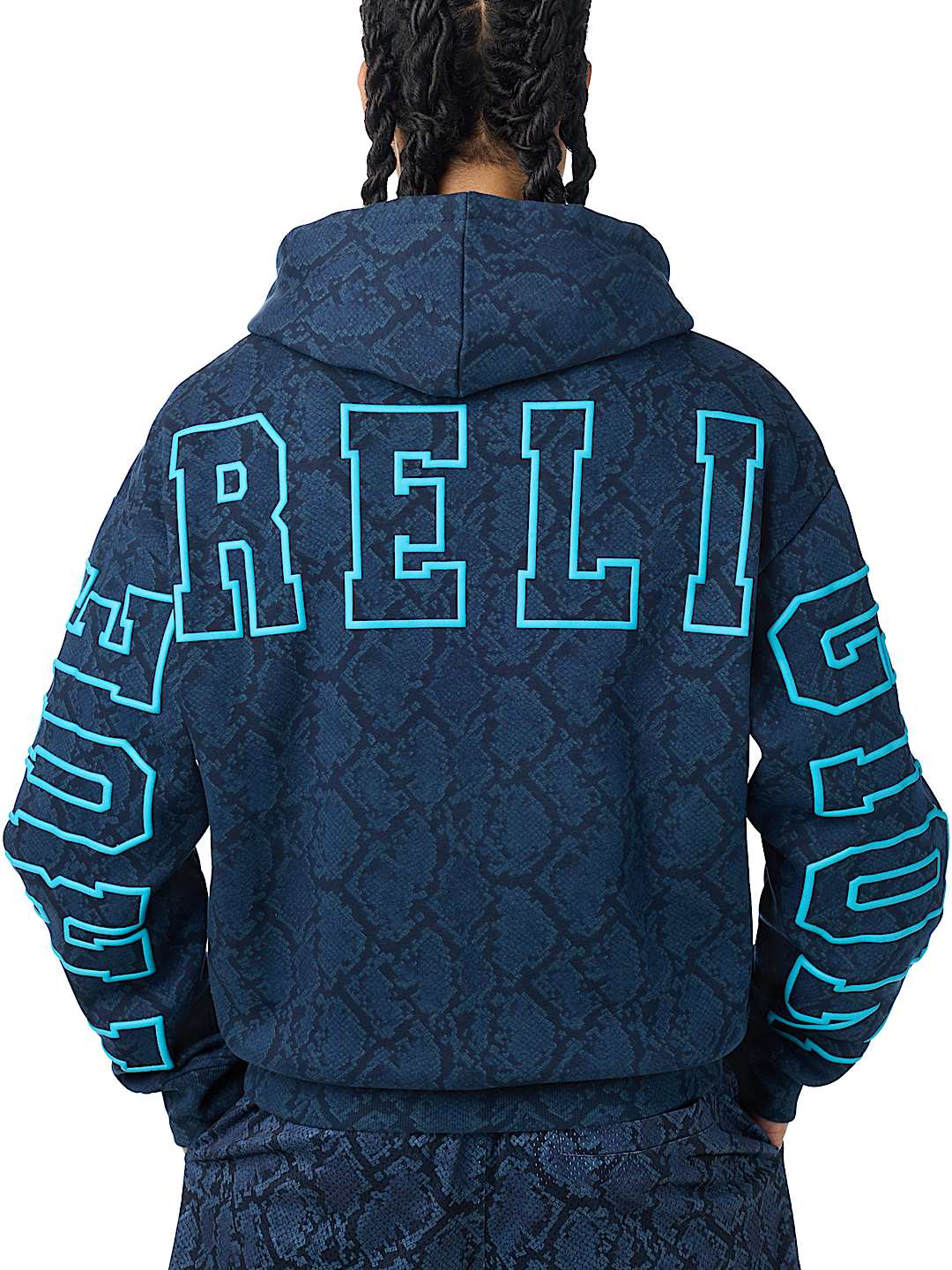 True Religion - Snakeskin Boxy Hoodie