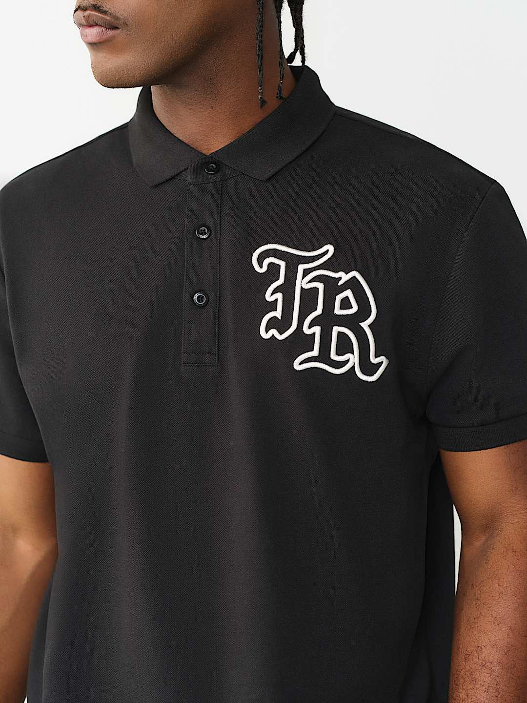 True Religion - Embroidered Stitch Dept Polo Shirt