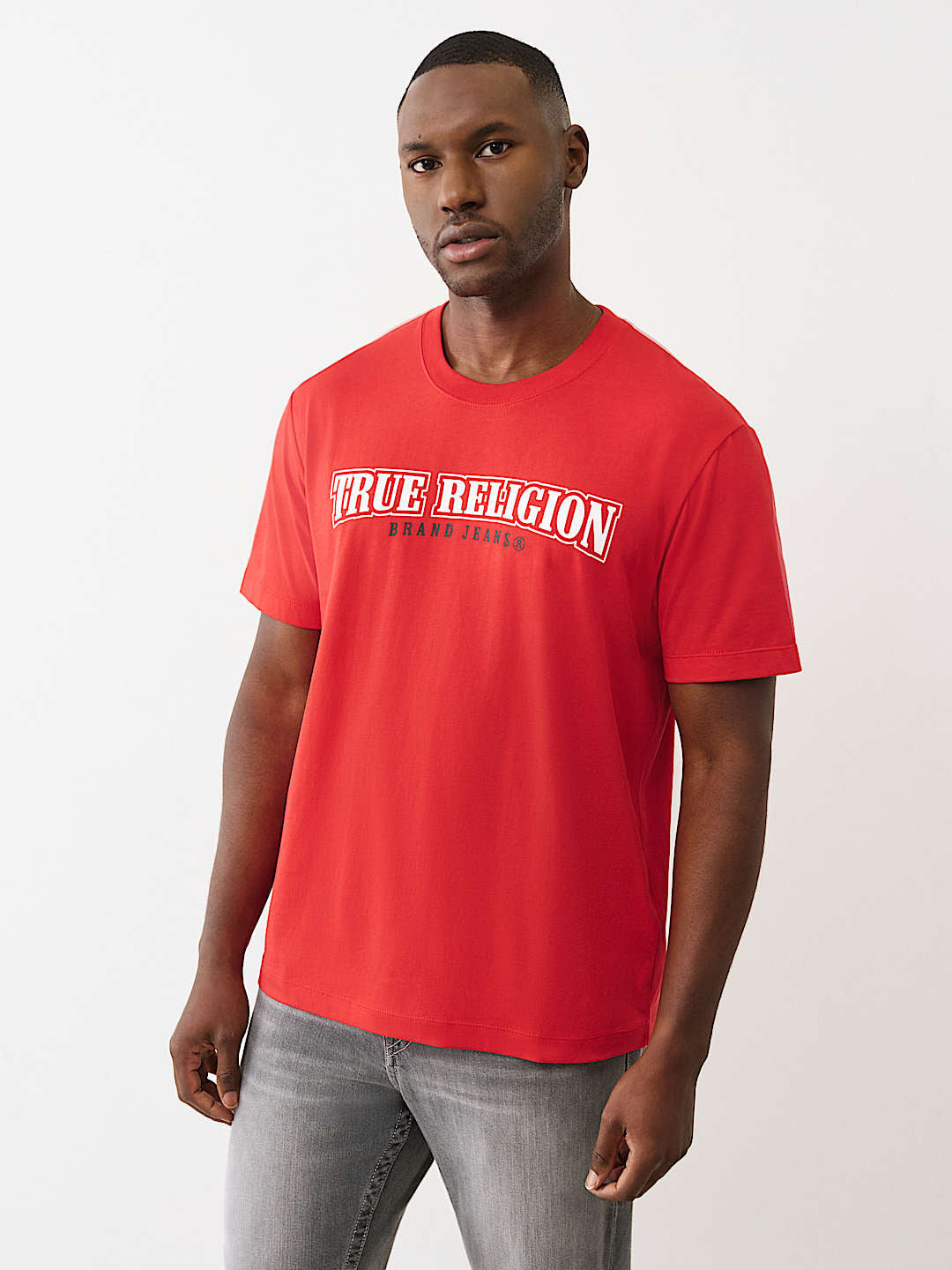 True Religion - Flocked World Tour Tee
