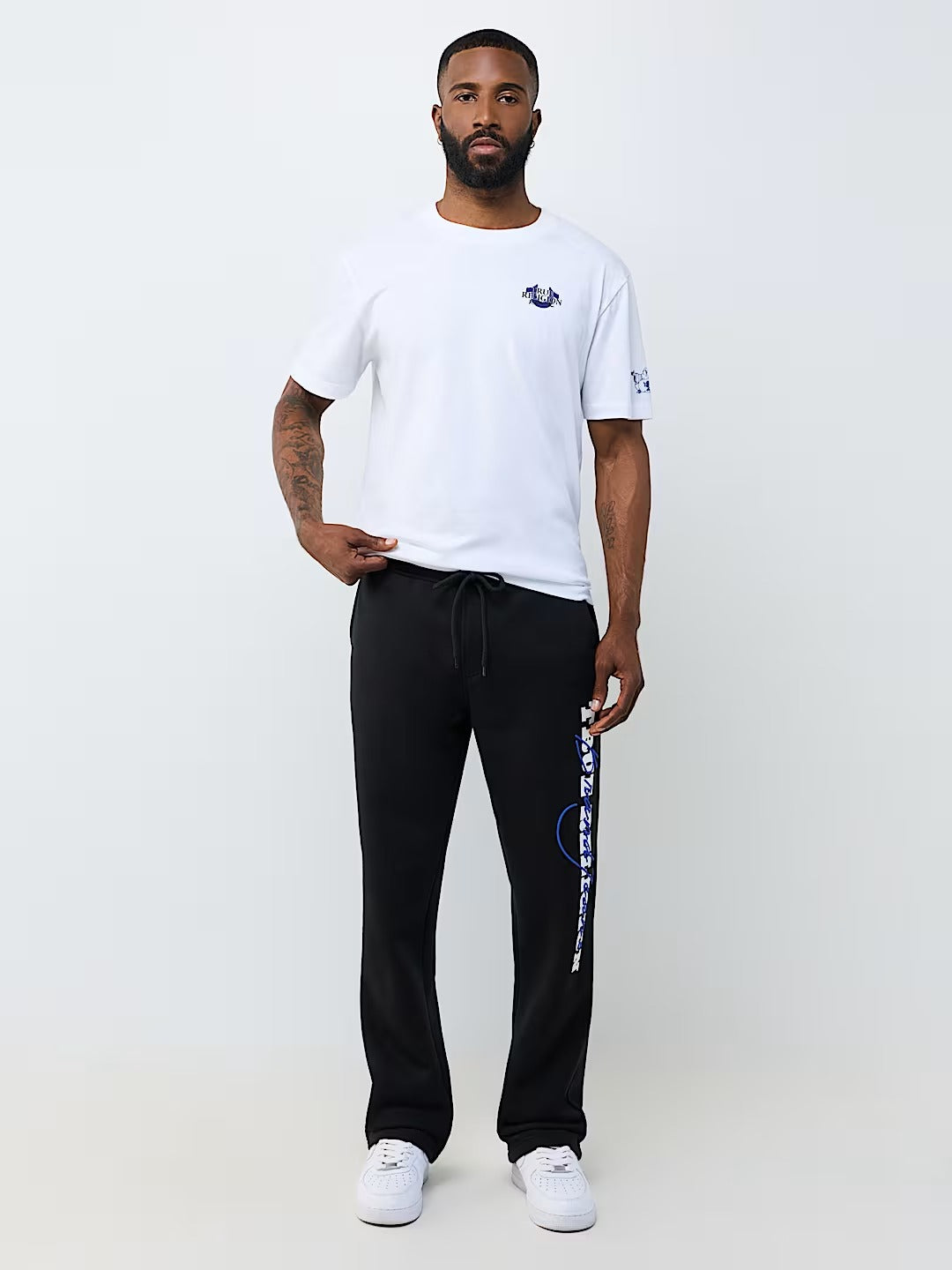 True Religion - Puff-Print Logo Script Sweatpant