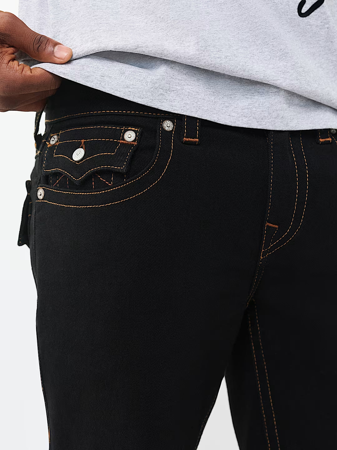 True Religion - Ricky Frayed Hem Flap Short