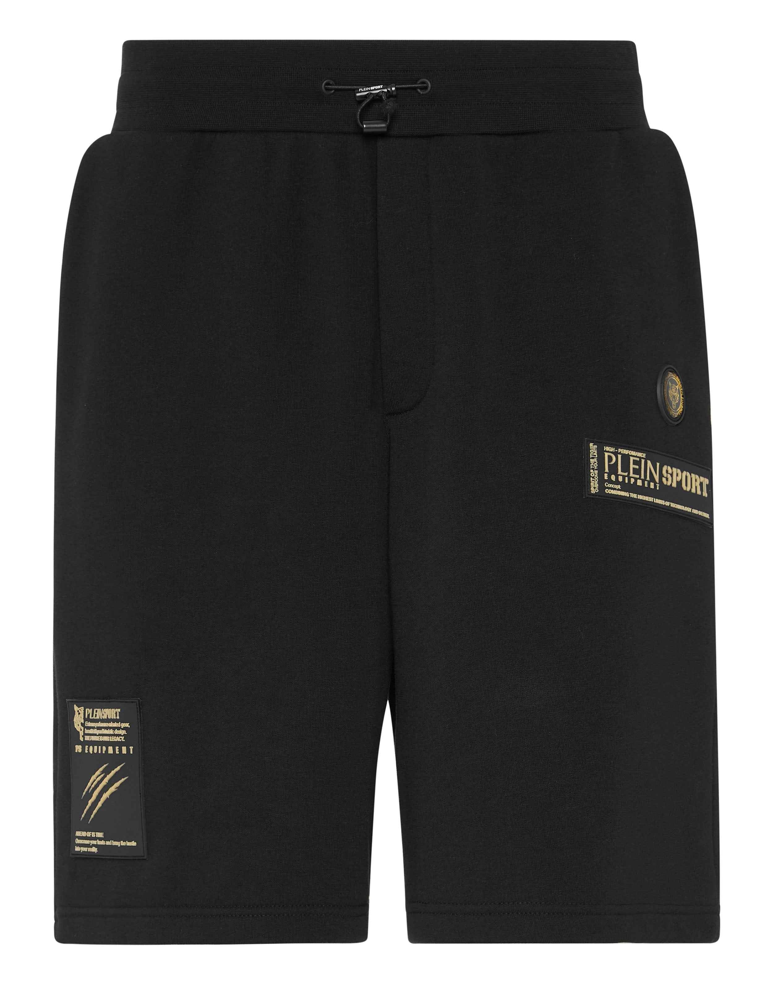 PHILIPP PLEIN - PLEIN SPORT Short Cargo Pants Laminated