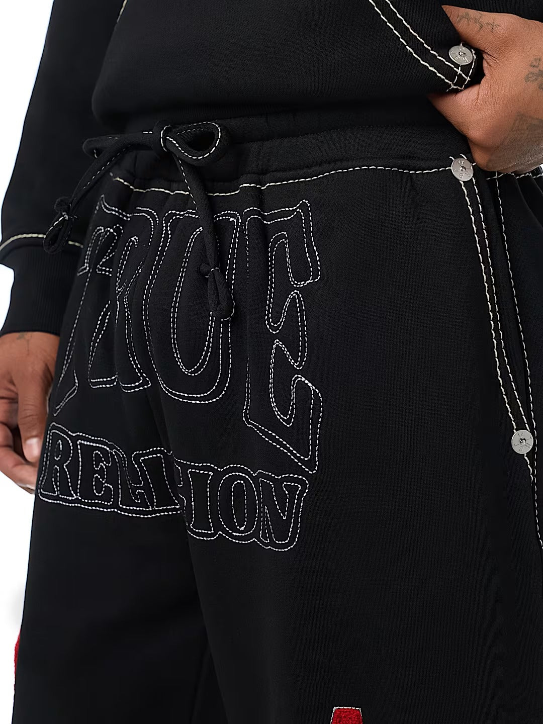 True Religion - No. 1 Logo Big T Sweatpant