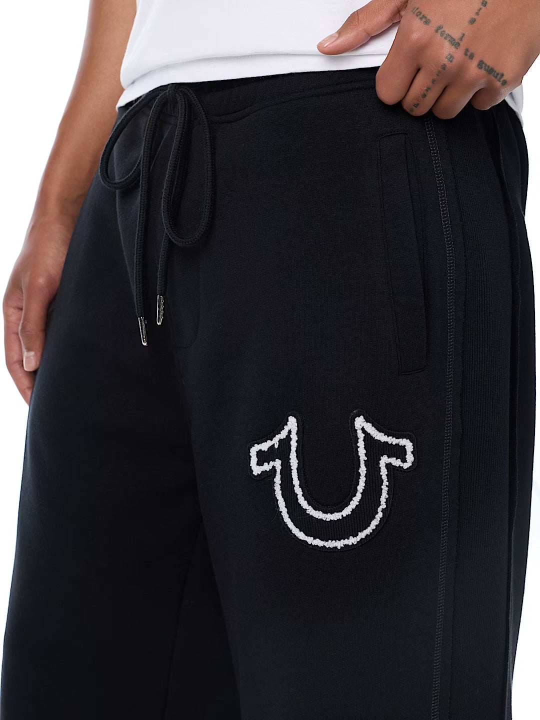 True Religion - Ribbed Baggy Sweatpant