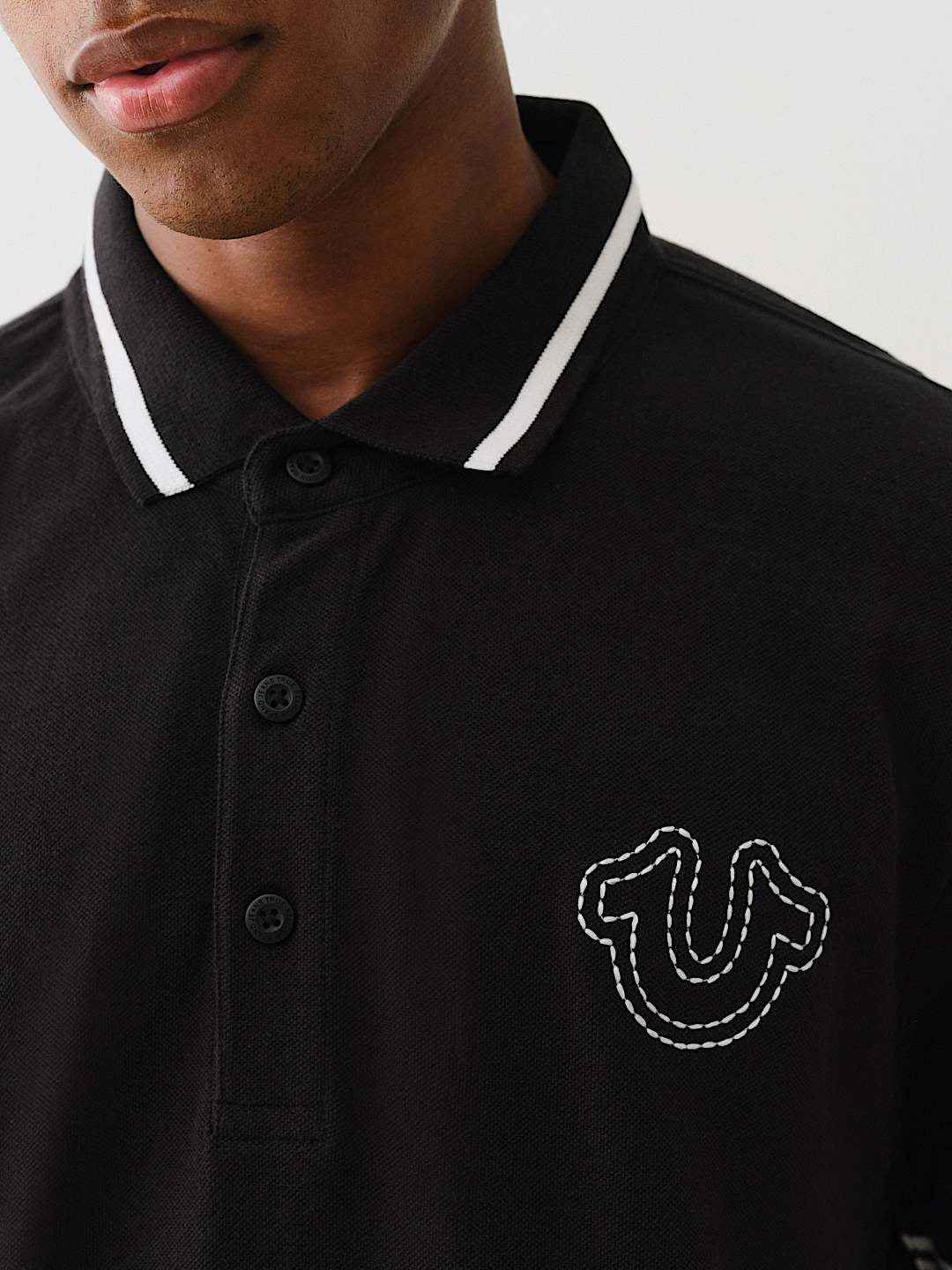 True Religion - Big T Horseshoe Polo Shirt