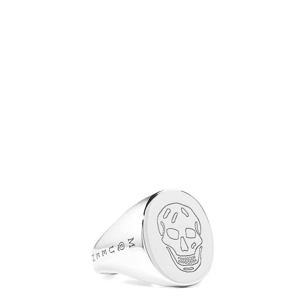 Alexander McQueen -  Men's Alex Skull Metal Signet Ring