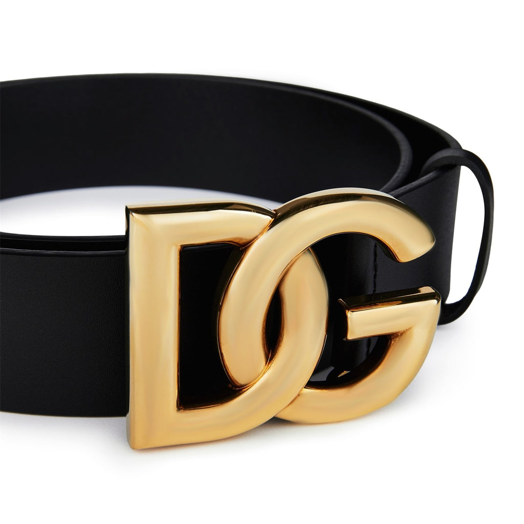 DOLCE AND GABBANA - Men's Plain Interlock Belt, 35m