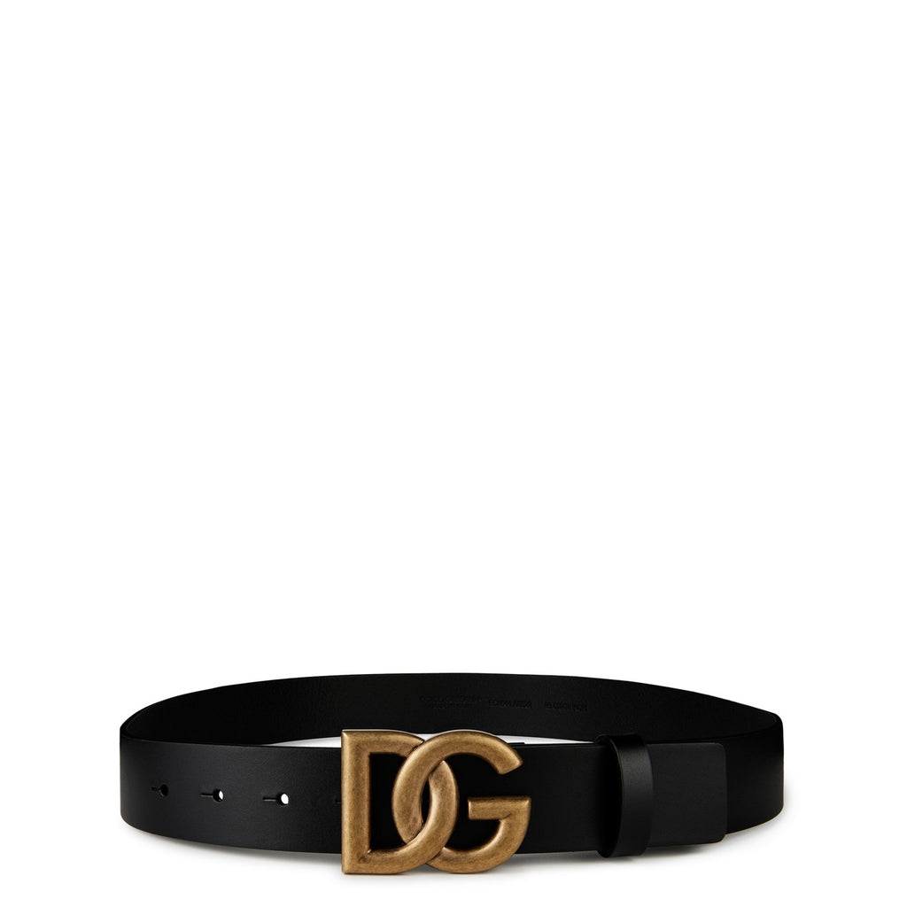 DOLCE AND GABBANA - Men's Plain Interlock Belt, 35m
