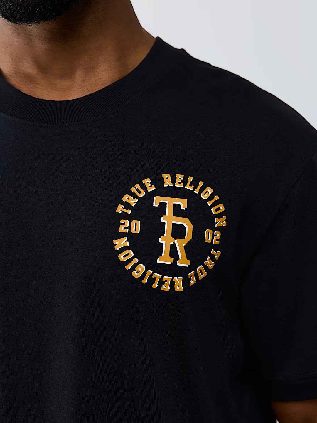 True Religion - Stacked Logo Tee