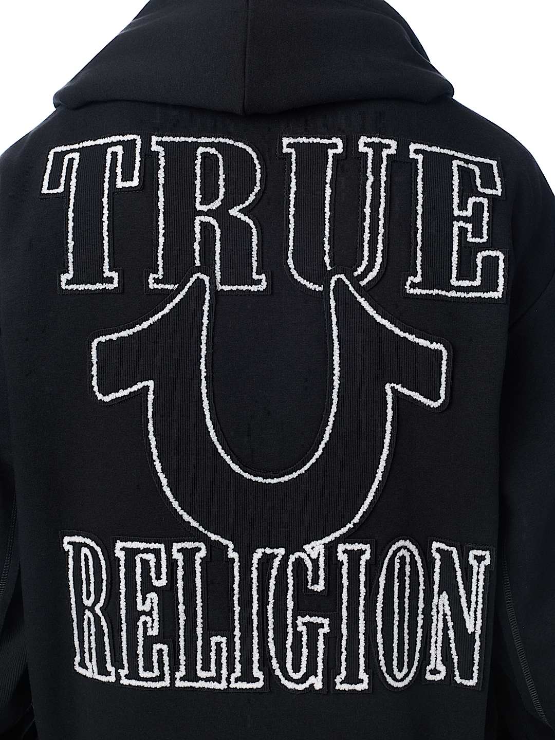 True Religion - Ribbed Boxy Zip Hoodie