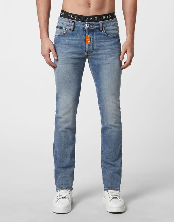 PHILIPP PLEIN - Straight Supreme Fit Jeans Basic
