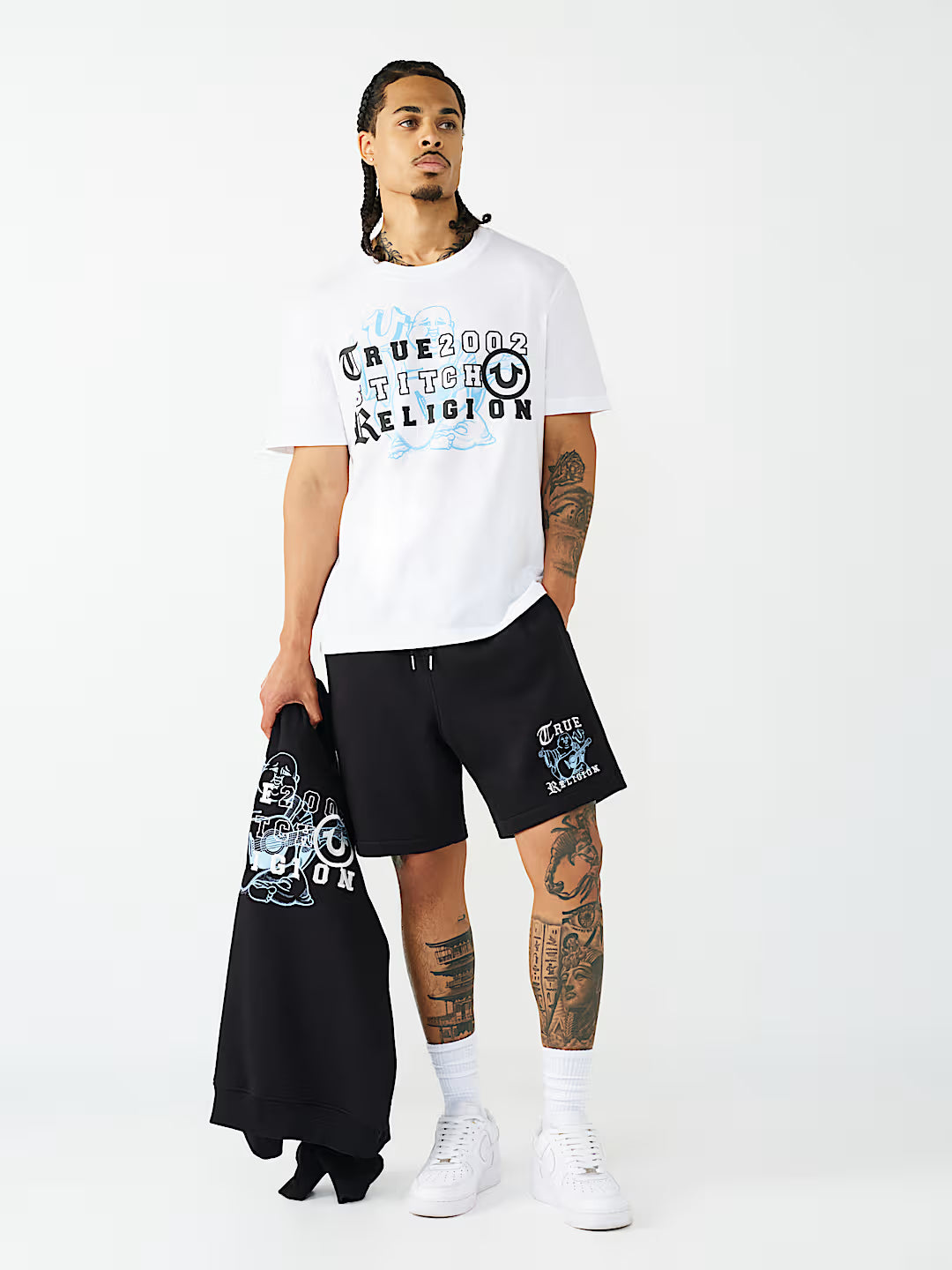 True Religion - Logo Fleece Short