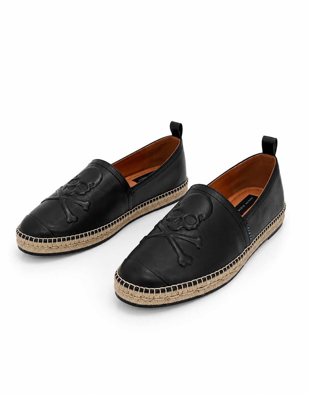 PHILIPP PLEIN - Nappa Leather Espadrillas Skull
