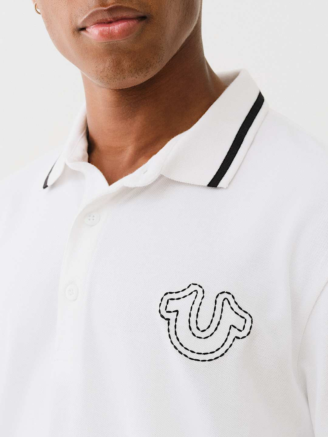 True Religion - Big T Horseshoe Polo Shirt