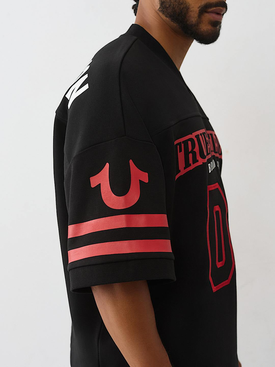 True Religion - Football Knit Boxy Jersey