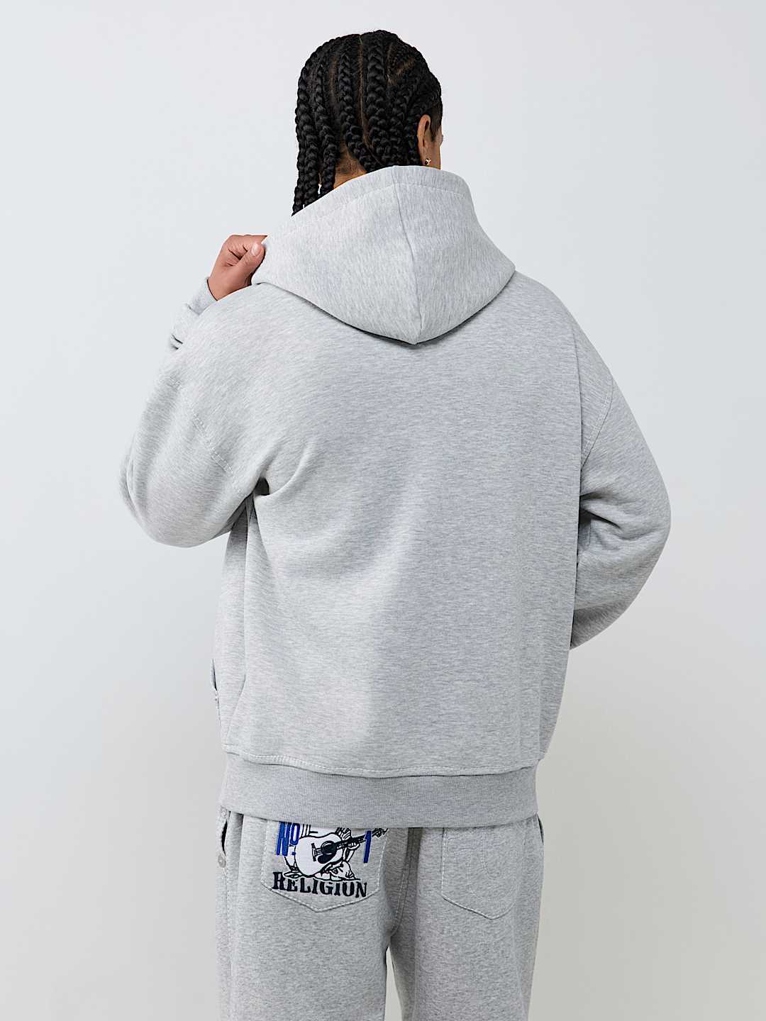 True Religion - No. 1 Logo Big T Hoodie