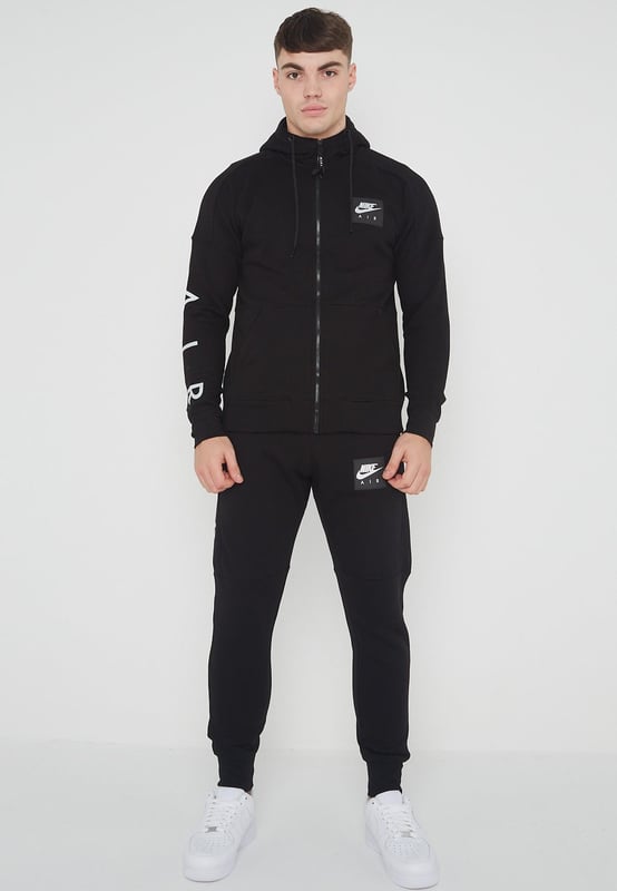 Nike - Nike Air Mens Zip Through Tracksuit Set Black