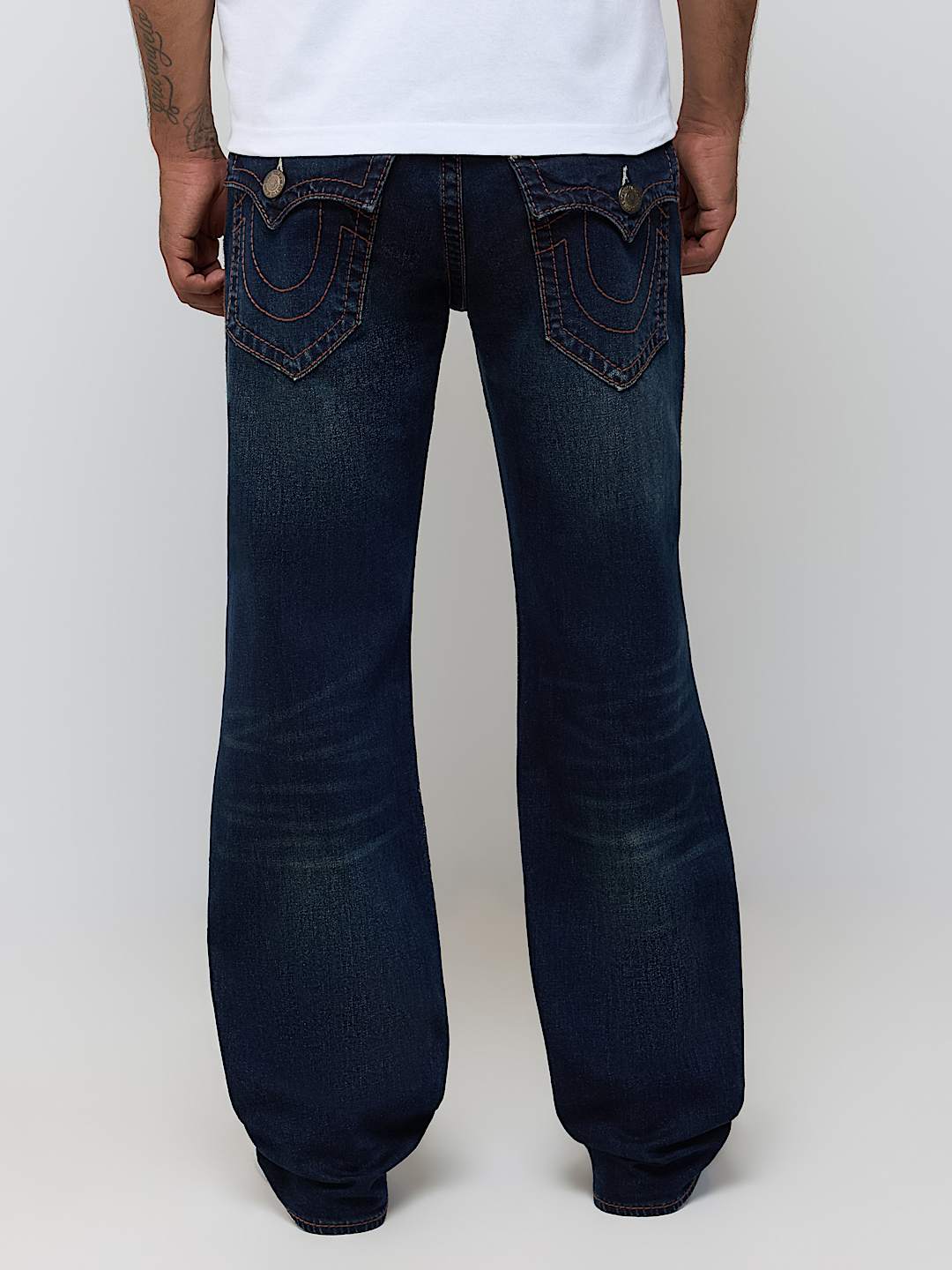 True Religion - Billy Super Flatlock Flap Bootcut Jean 34"