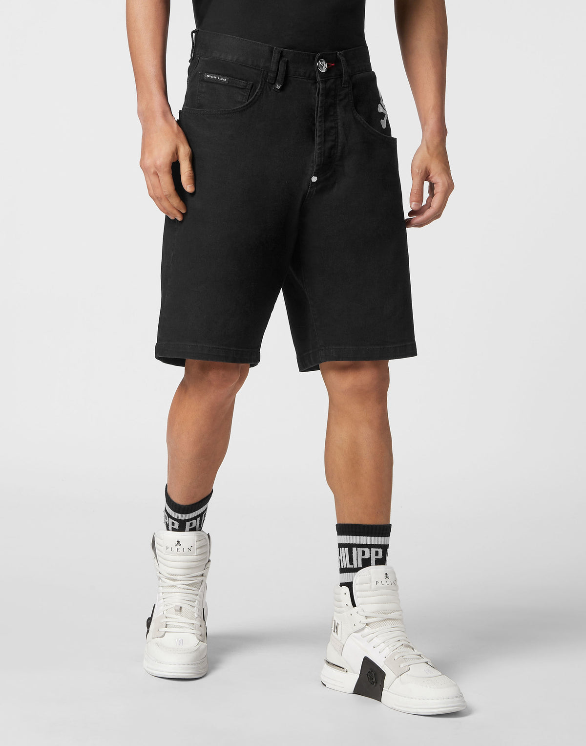 PHILIPP PLEIN - Denim Formentera Shorts Basics