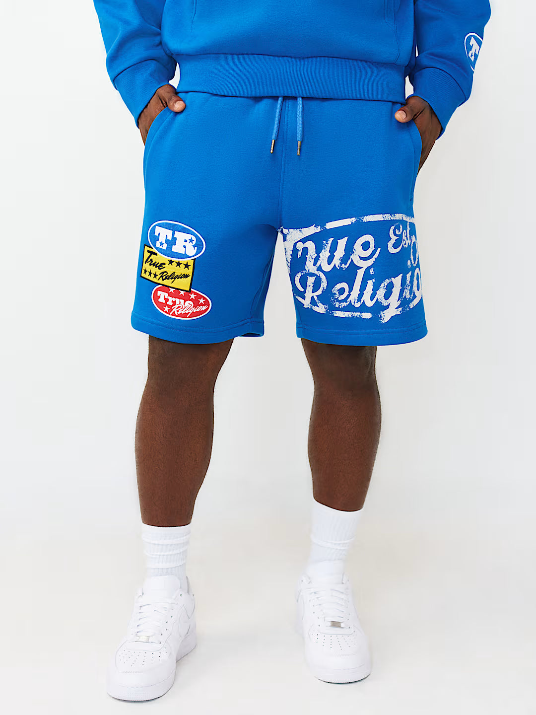 True Religion - Logo Patch Sweatshort