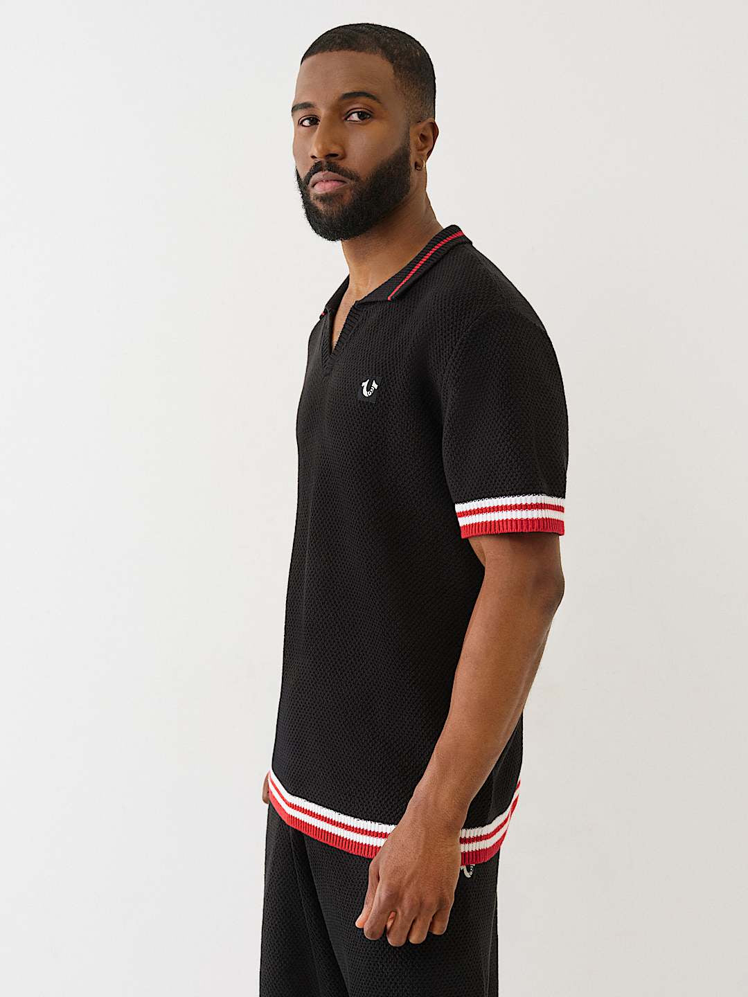 True Religion - Sweater Knit Polo Shirt