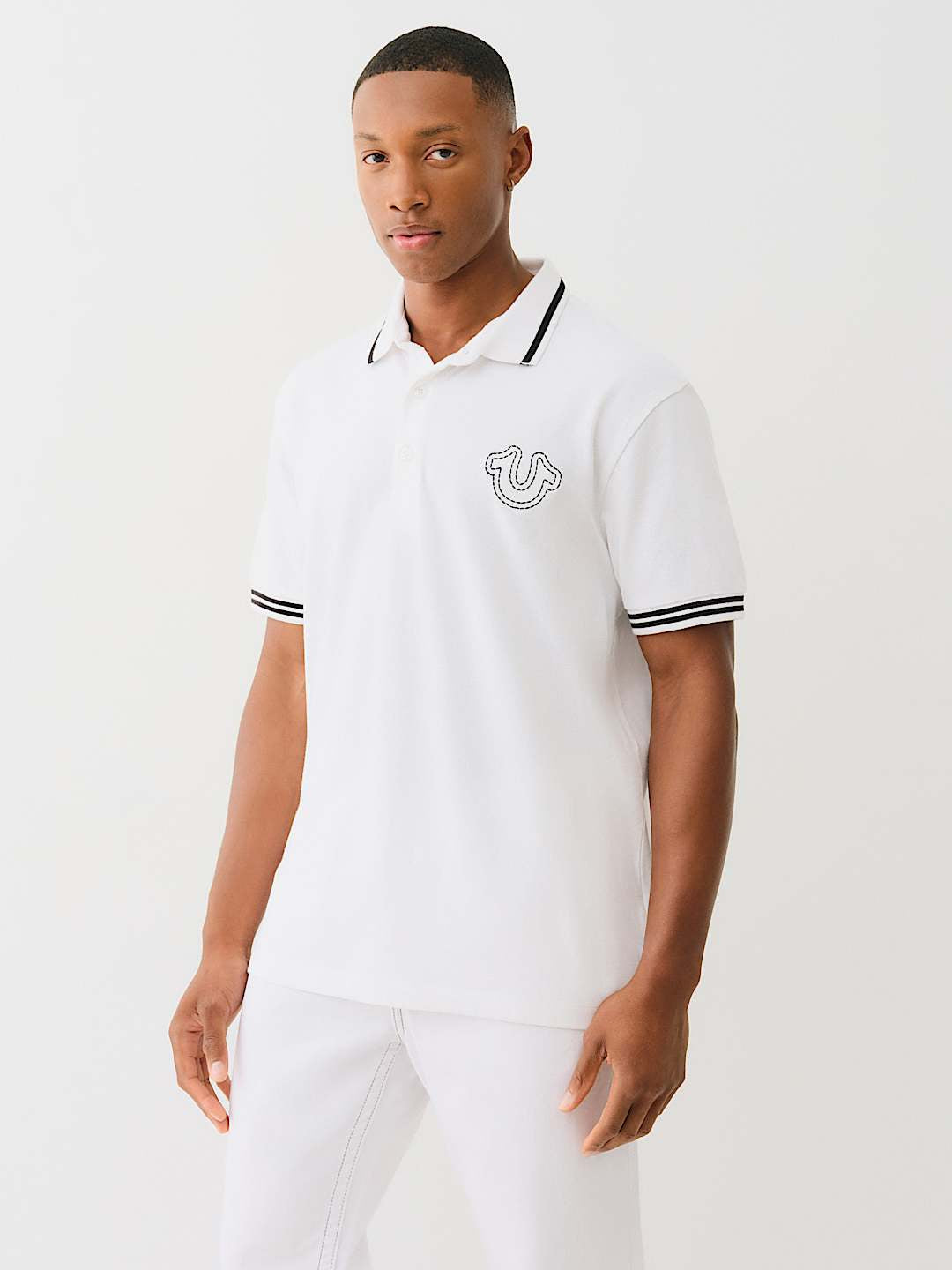 True Religion - Big T Horseshoe Polo Shirt