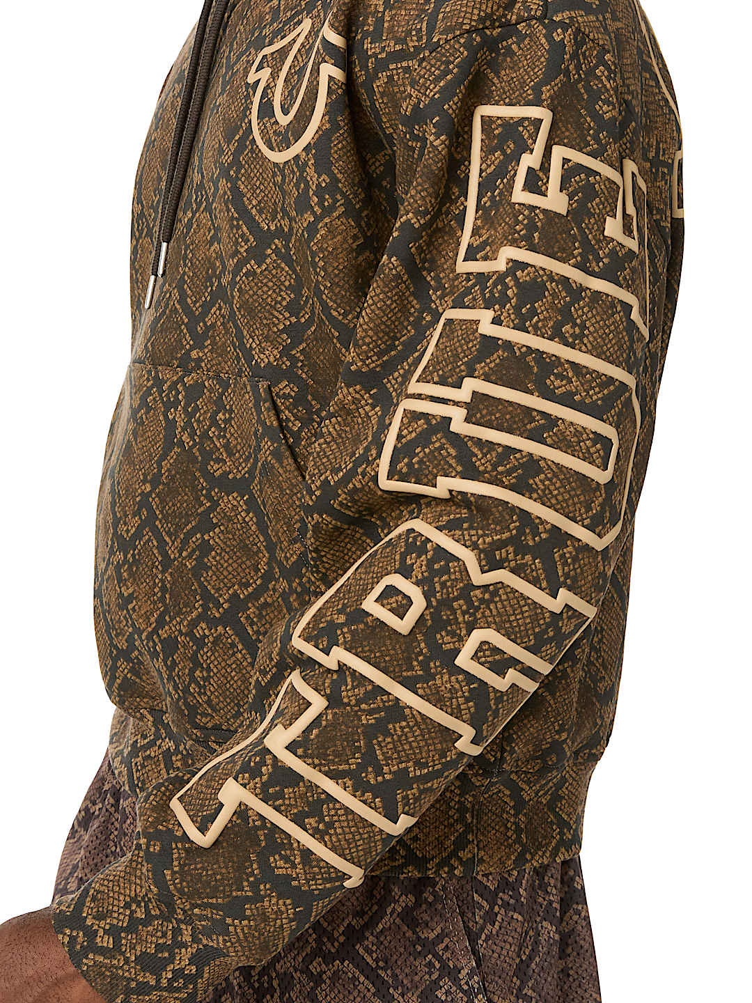 True Religion - Snakeskin Boxy Hoodie