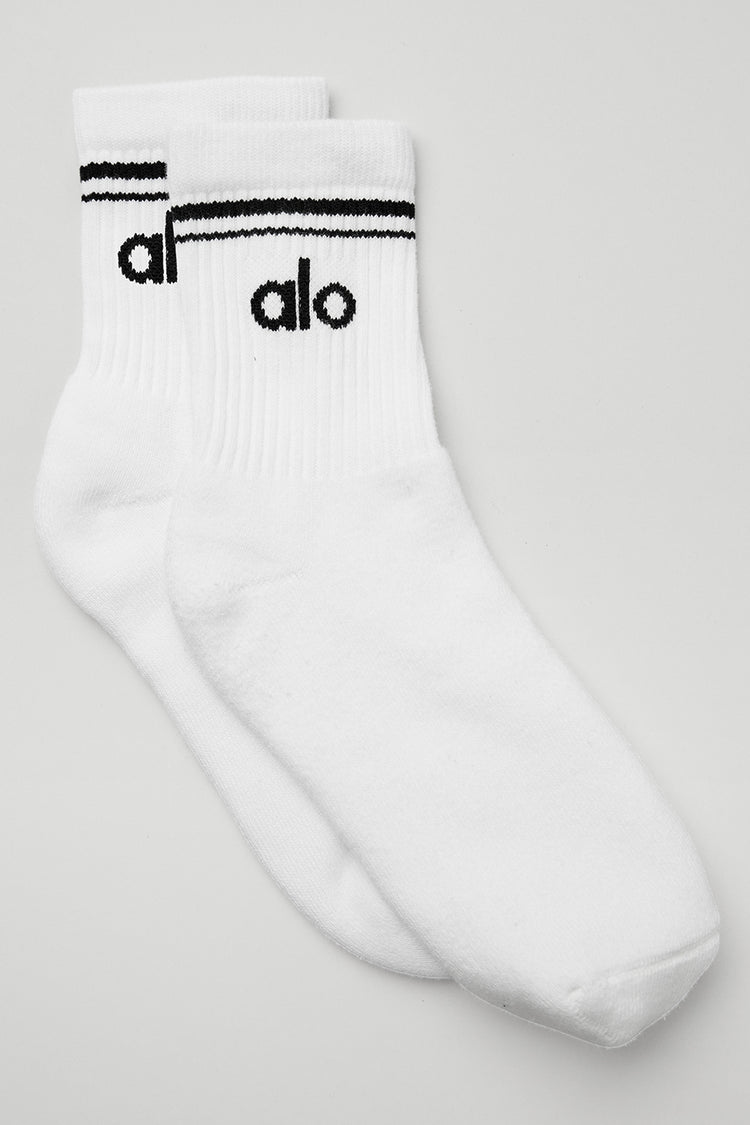 Alo Yoga - Unisex Half-Crew Throwback Sock