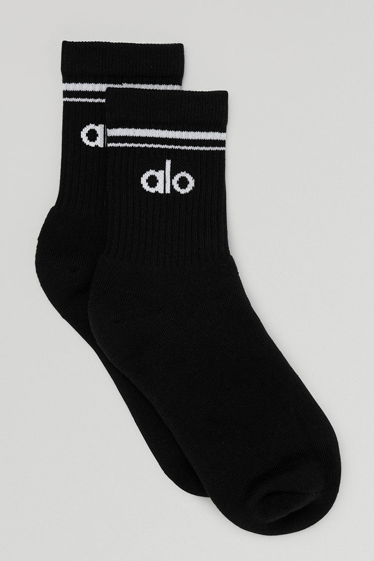 Alo Yoga - Unisex Half-Crew Throwback Sock