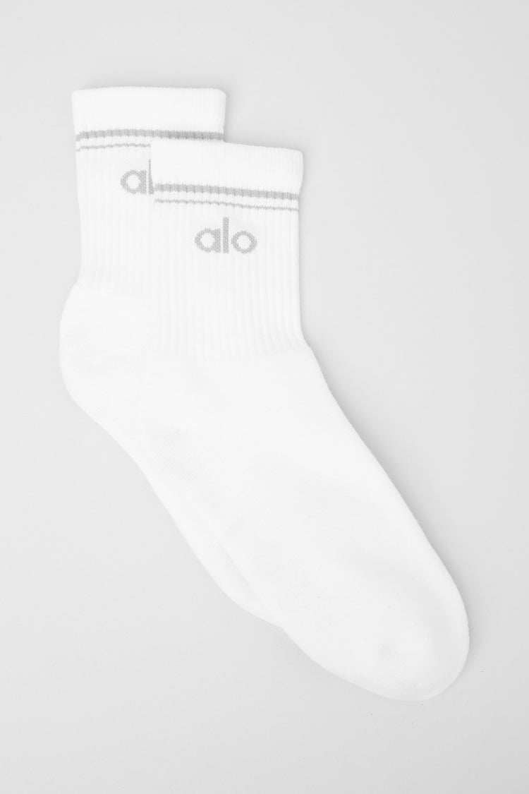 Alo Yoga - Unisex Half-Crew Throwback Sock