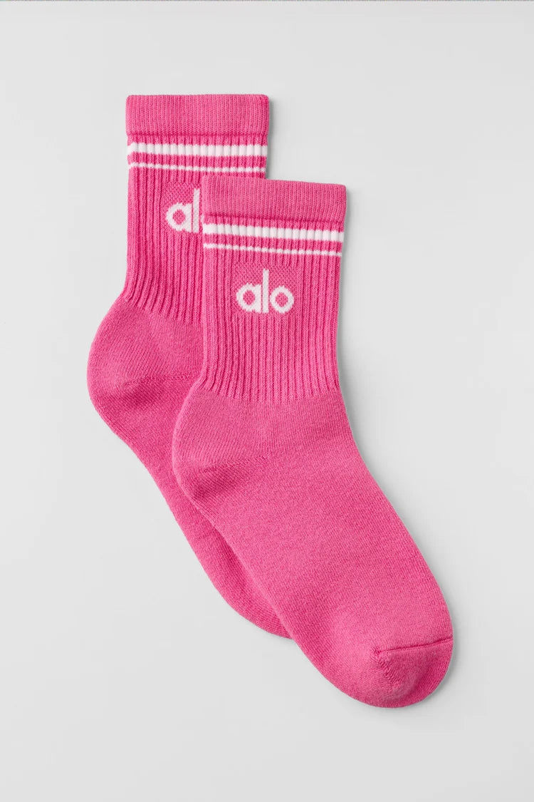 Alo Yoga - Unisex Half-Crew Throwback Sock