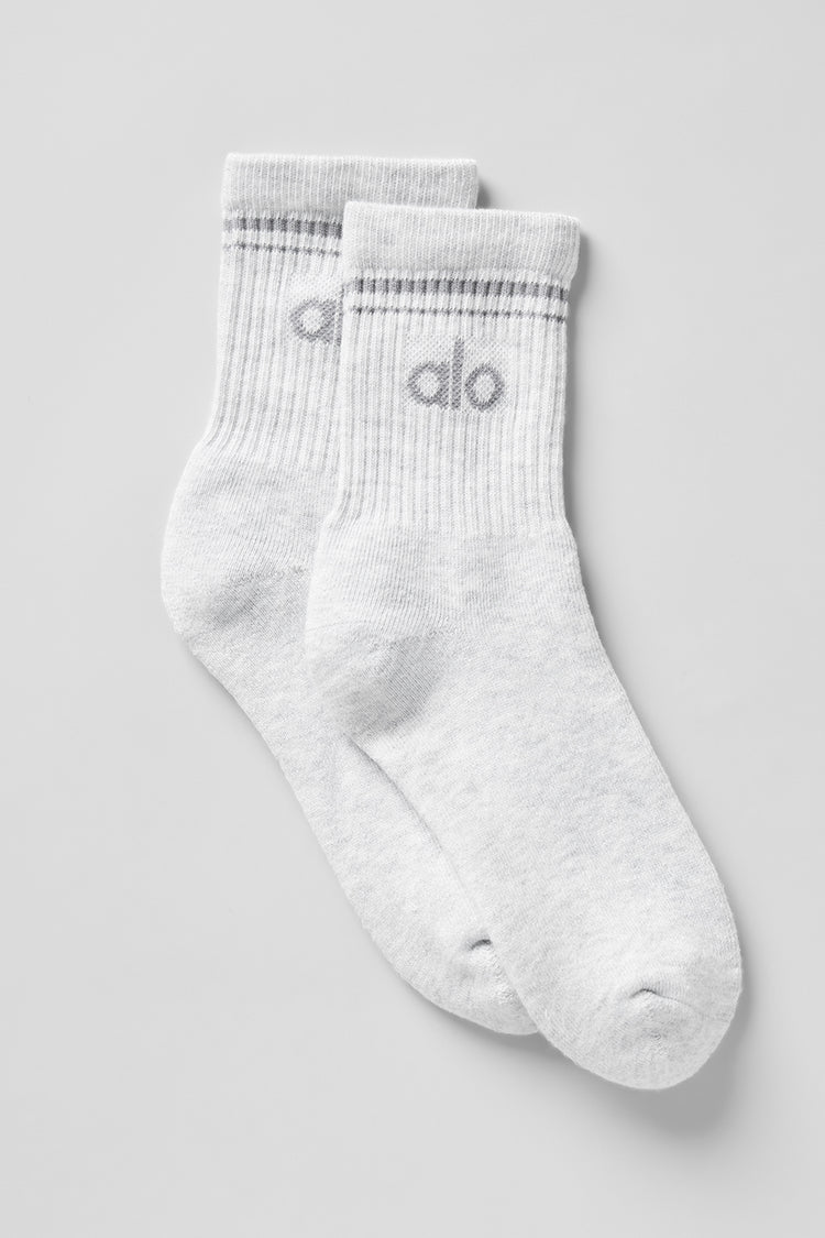 Alo Yoga - Unisex Half-Crew Throwback Sock