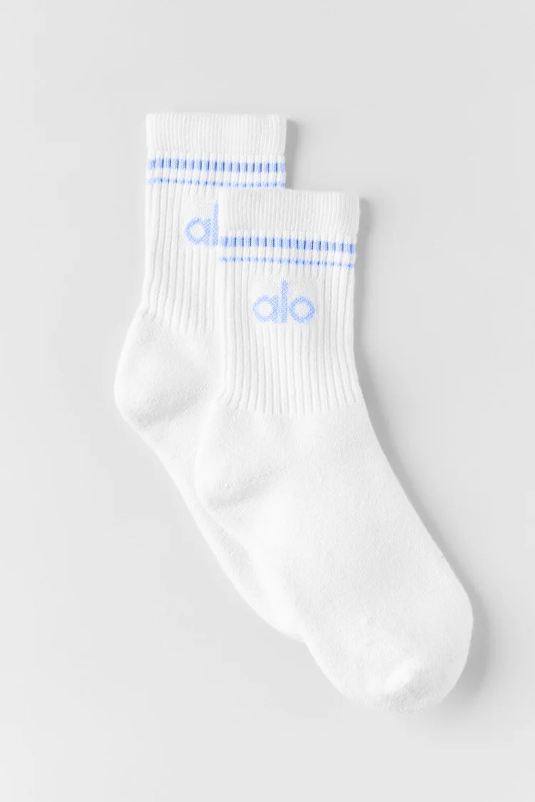 Alo Yoga - Unisex Half-Crew Throwback Sock