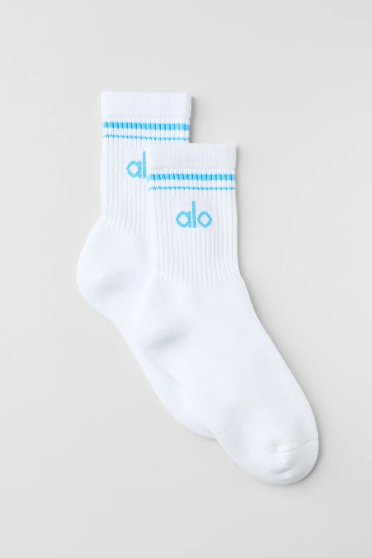 Alo Yoga - Unisex Half-Crew Throwback Sock