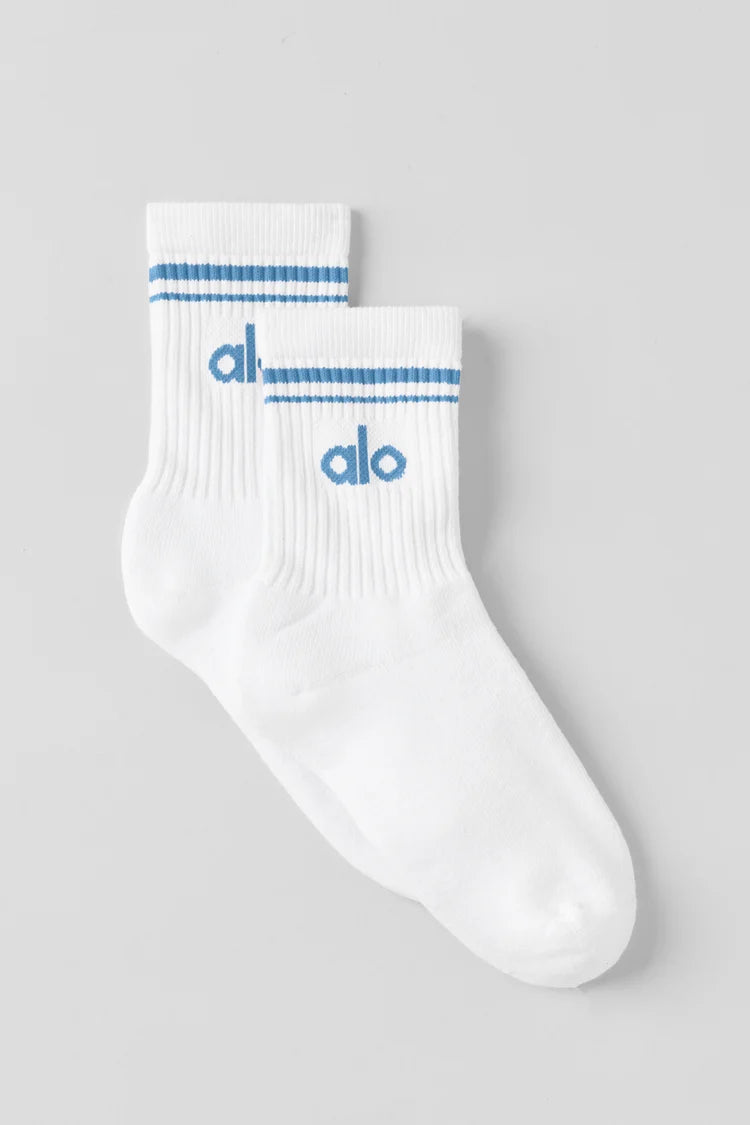 Alo Yoga - Unisex Half-Crew Throwback Sock