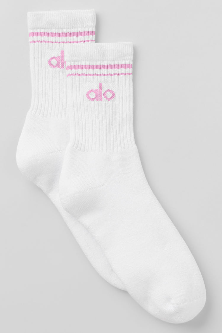 Alo Yoga - Unisex Half-Crew Throwback Sock