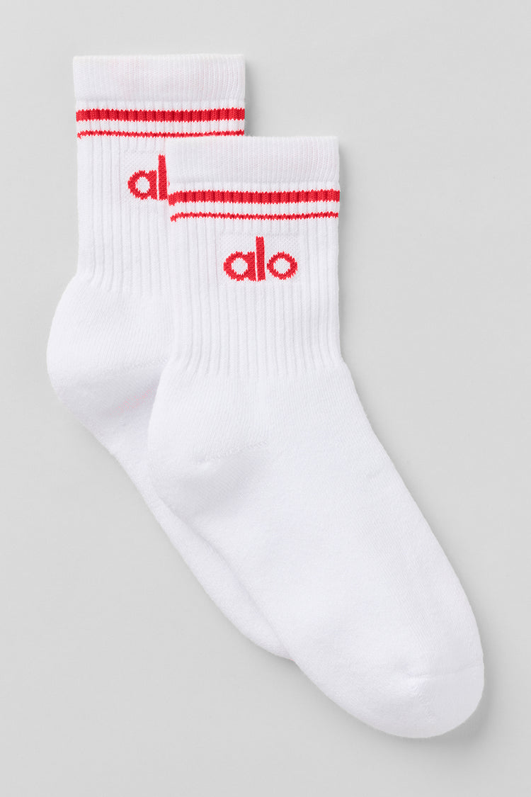 Alo Yoga - Unisex Half-Crew Throwback Sock