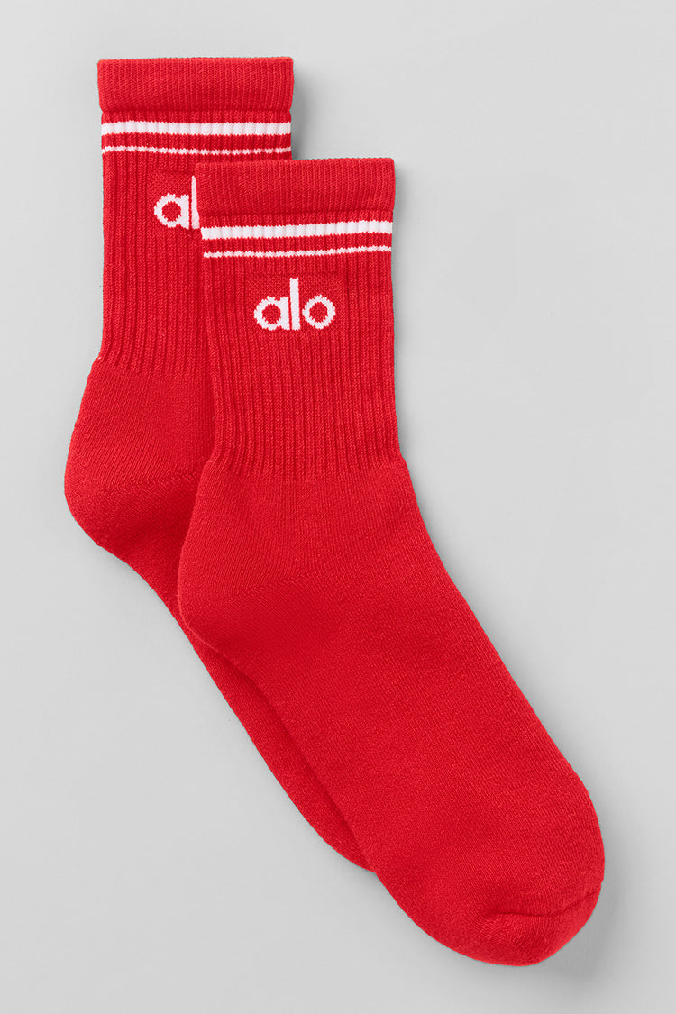 Alo Yoga - Unisex Half-Crew Throwback Sock