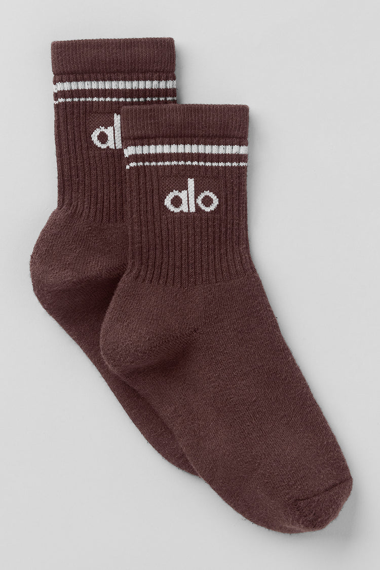 Alo Yoga - Unisex Half-Crew Throwback Sock
