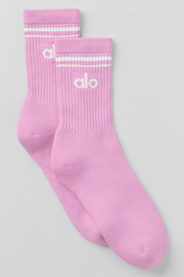 Alo Yoga - Unisex Half-Crew Throwback Sock