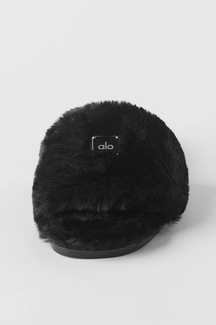 Alo Yoga - ALO Classico Faux Fur Sandal