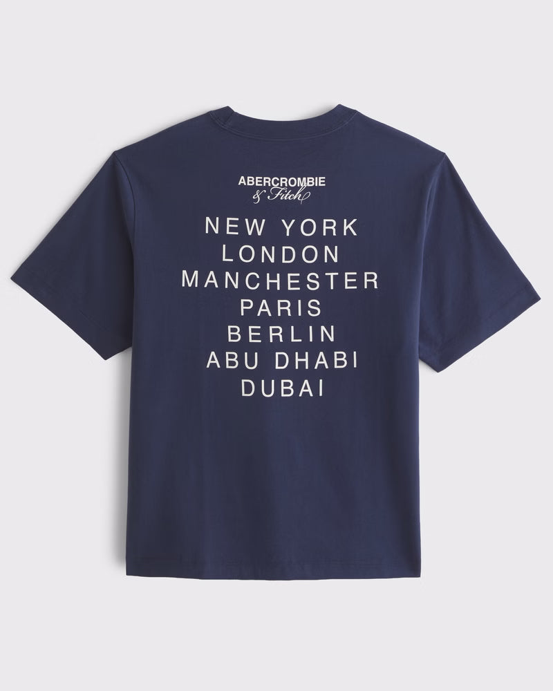 Abercrombie & Fitch - Premium Heavyweight 2.0 Logo Tee