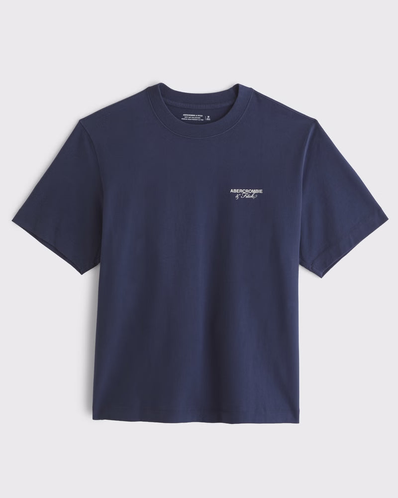 Abercrombie & Fitch - Premium Heavyweight 2.0 Logo Tee