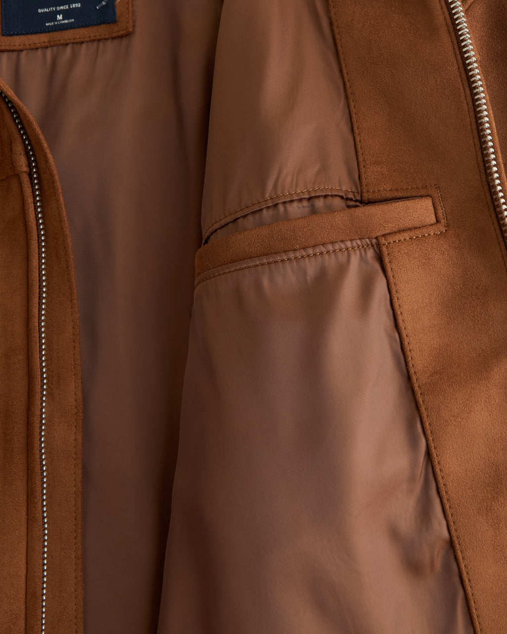 Abercrombie & Fitch - Vegan Pony Hair Zip Trucker Jacket