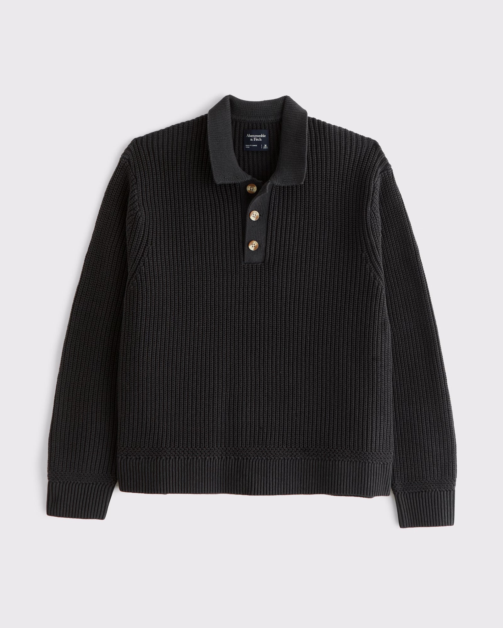 Abercrombie & Fitch - 3-Button Collared Sweater